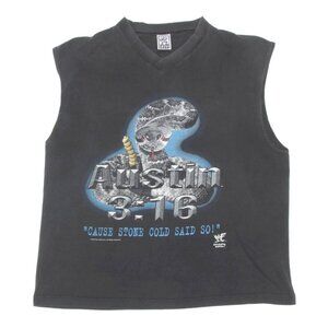Vtg 90s WWF Stone Cold Steve Austin Said So Rattlesnake 3:16 XL Tank T-Shirt 109